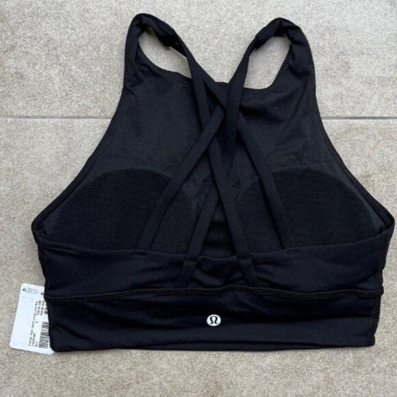 LULULEMON ENERGY BRA HIGH-NECK LONGLINE Size 6 ED CURTIS COLLECTORS SIZE 6 NWT - Picture 2 of 6
